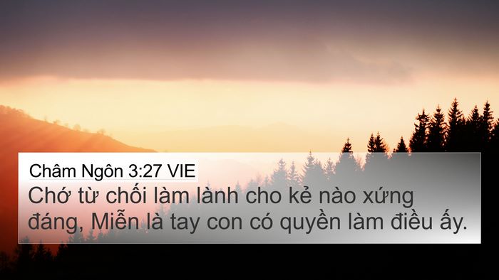 Châm Ngôn 3:27 VIE Bible Verse Image