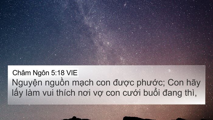 Châm Ngôn 5:18 VIE Bible Verse Image