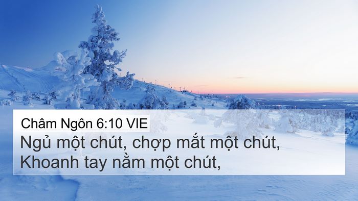 Châm Ngôn 6:10 VIE Bible Verse Image