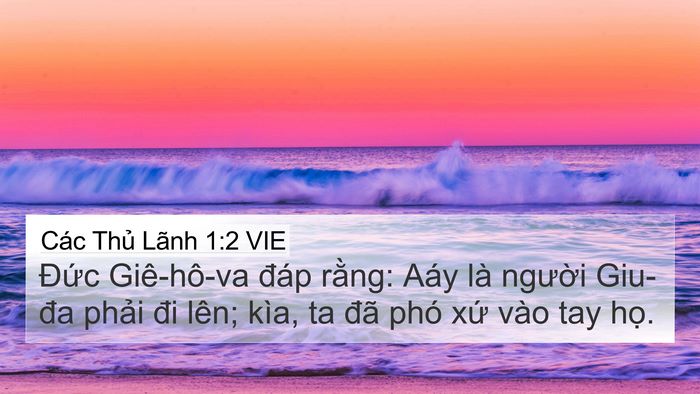 Các Thủ Lãnh 1:2 VIE Bible Verse Image