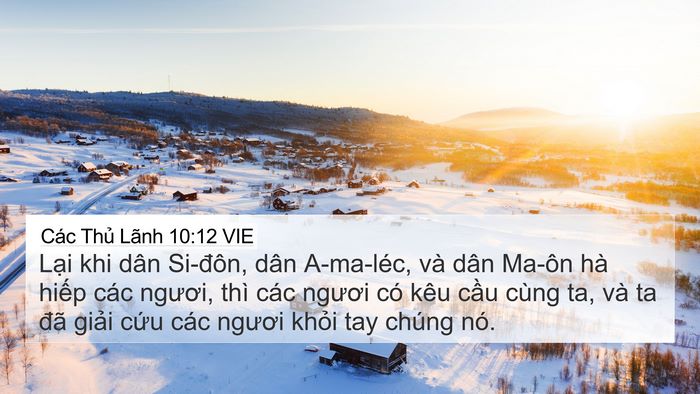 Các Thủ Lãnh 10:12 VIE Bible Verse Image