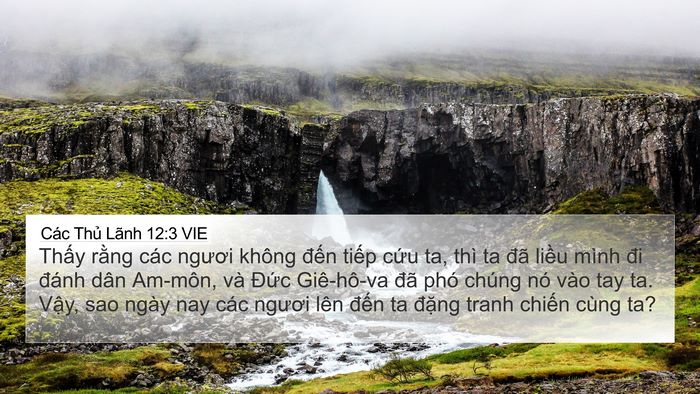 Các Thủ Lãnh 12:3 VIE Bible Verse Image