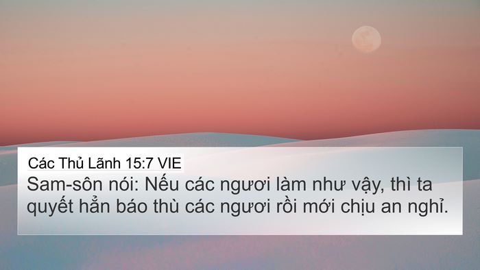 Các Thủ Lãnh 15:7 VIE Bible Verse Image
