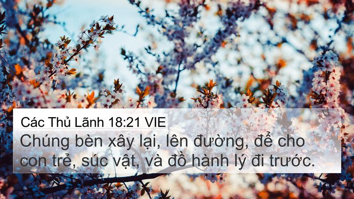 Các Thủ Lãnh 18:21 VIE Bible Verse Image