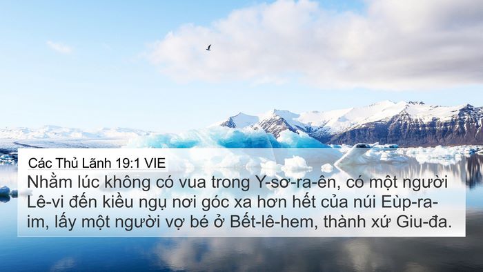 Các Thủ Lãnh 19:1 VIE Bible Verse Image