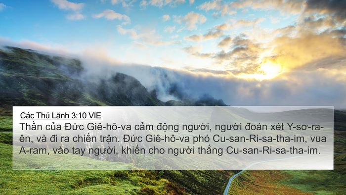 Các Thủ Lãnh 3:10 VIE Bible Verse Image
