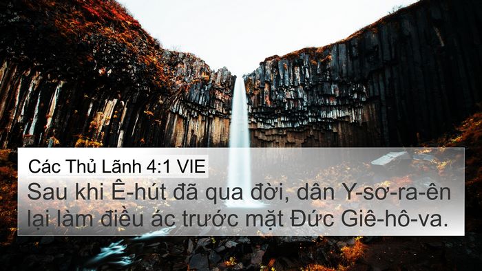 Các Thủ Lãnh 4:1 VIE Bible Verse Image