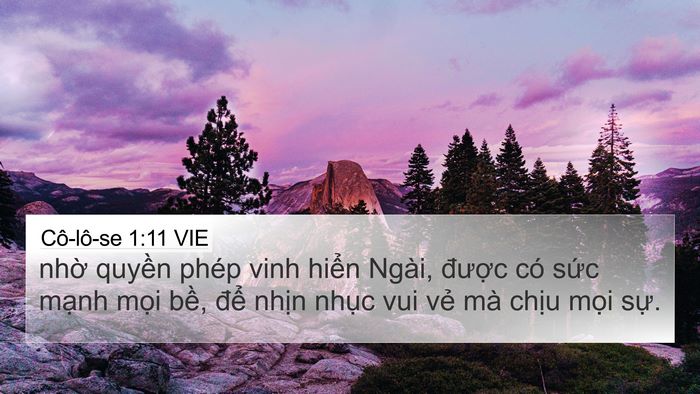 Cô-lô-se 1:11 VIE Bible Verse Image