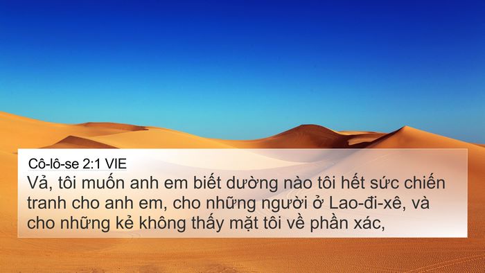 Cô-lô-se 2:1 VIE Bible Verse Image