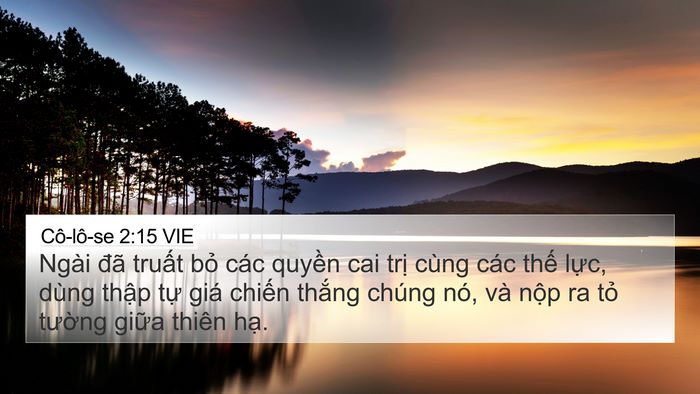 Cô-lô-se 2:15 VIE Bible Verse Image