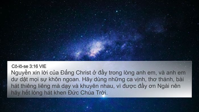 Cô-lô-se 3:16 VIE Bible Verse Image