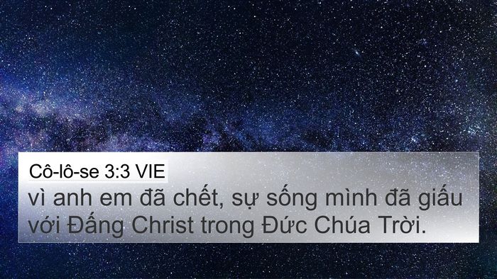 Cô-lô-se 3:3 VIE Bible Verse Image
