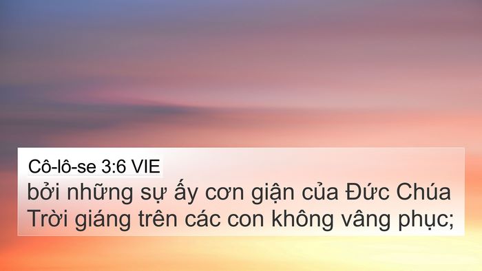 Cô-lô-se 3:6 VIE Bible Verse Image
