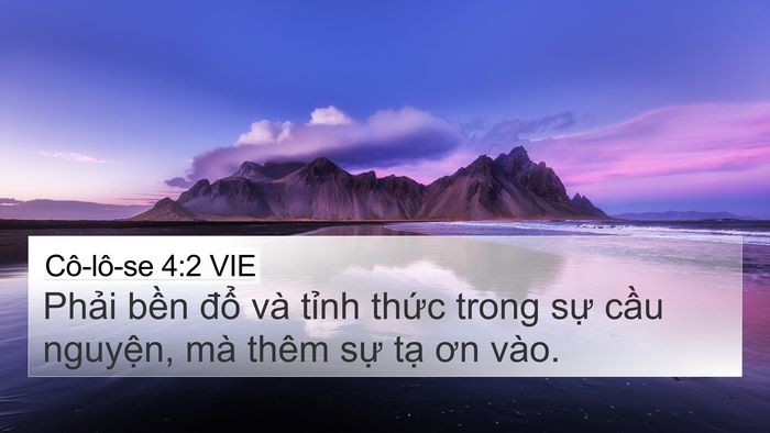 Cô-lô-se 4:2 VIE Bible Verse Image