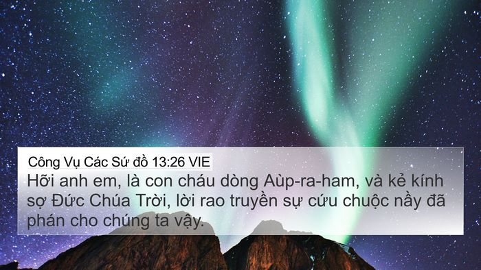 Công Vụ Các Sứ đồ 13:26 VIE Bible Verse Image