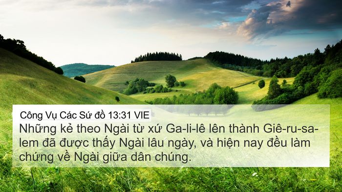 Công Vụ Các Sứ đồ 13:31 VIE Bible Verse Image