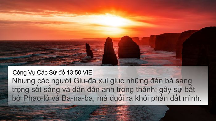 Công Vụ Các Sứ đồ 13:50 VIE Bible Verse Image