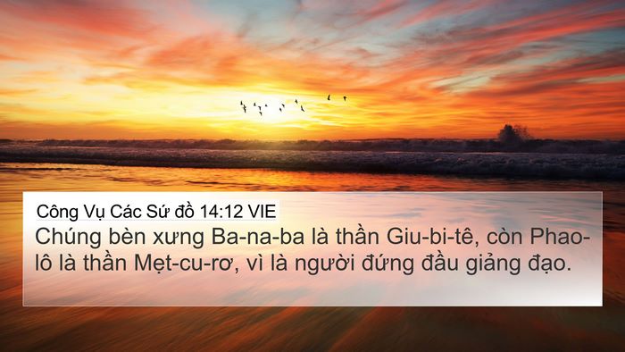 Công Vụ Các Sứ đồ 14:12 VIE Bible Verse Image