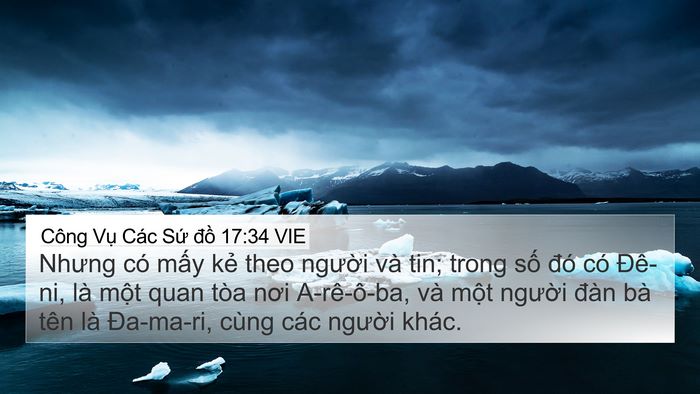 Công Vụ Các Sứ đồ 17:34 VIE Bible Verse Image