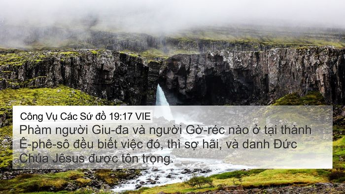 Công Vụ Các Sứ đồ 19:17 VIE Bible Verse Image