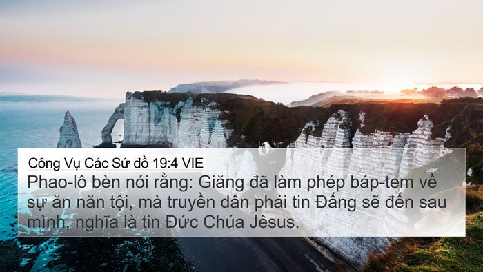 Công Vụ Các Sứ đồ 19:4 VIE Bible Verse Image