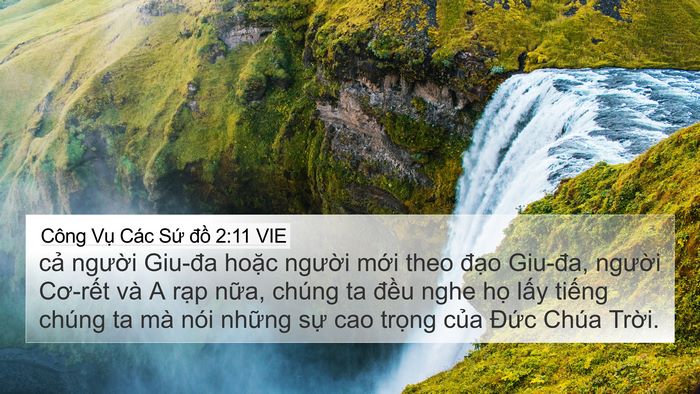Công Vụ Các Sứ đồ 2:11 VIE Bible Verse Image