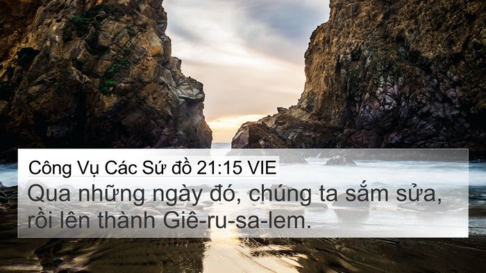 Công Vụ Các Sứ đồ 21:15 VIE Bible Verse Image