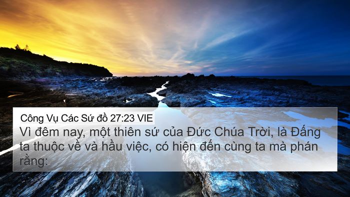 Công Vụ Các Sứ đồ 27:23 VIE Bible Verse Image