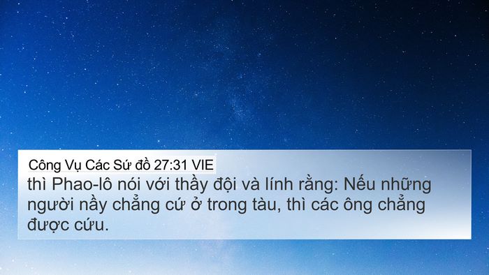 Công Vụ Các Sứ đồ 27:31 VIE Bible Verse Image