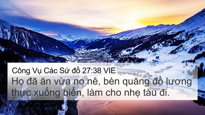 Công Vụ Các Sứ đồ 27:38 VIE Bible Verse Image