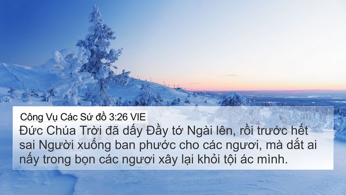 Công Vụ Các Sứ đồ 3:26 VIE Bible Verse Image