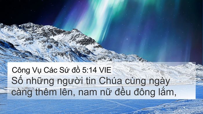 Công Vụ Các Sứ đồ 5:14 VIE Bible Verse Image