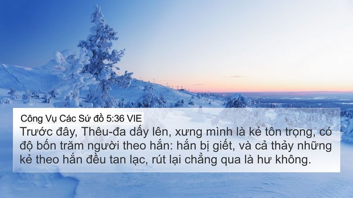 Công Vụ Các Sứ đồ 5:36 VIE Bible Verse Image