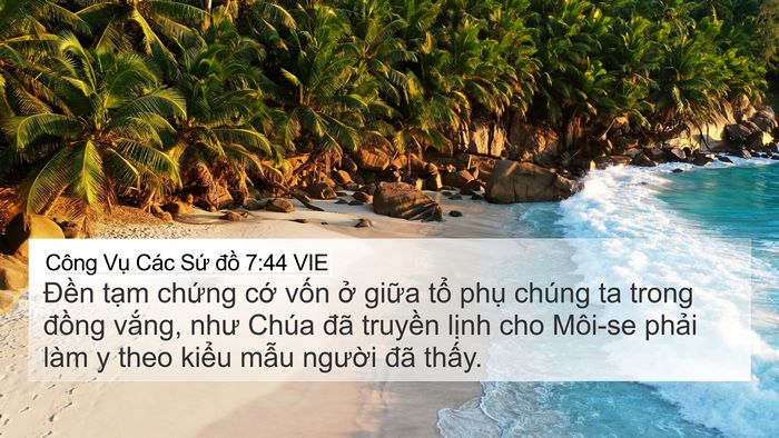 Công Vụ Các Sứ đồ 7:44 VIE Bible Verse Image