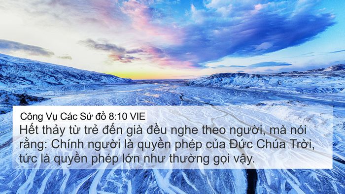 Công Vụ Các Sứ đồ 8:10 VIE Bible Verse Image