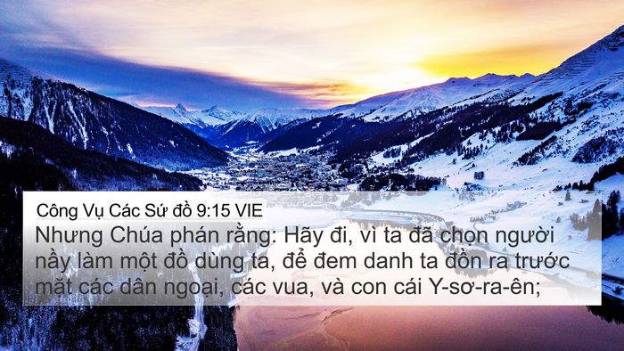 Công Vụ Các Sứ đồ 9:15 VIE Bible Verse Image