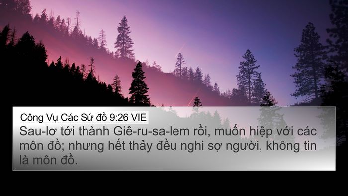 Công Vụ Các Sứ đồ 9:26 VIE 4K Wallpaper - Sau-lơ tới thành Giê-ru-sa-lem rồi, muốn - 4K Wallpaper Bible Verse