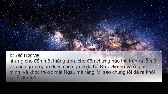 Dân Số 11:20 VIE Bible Verse Image