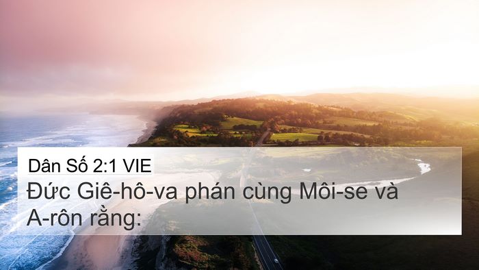 Dân Số 2:1 VIE Bible Verse Image