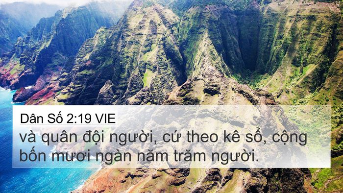 Dân Số 2:19 VIE 4K Wallpaper - và quân đội người, cứ theo kê sổ, - 4K Wallpaper Bible Verse