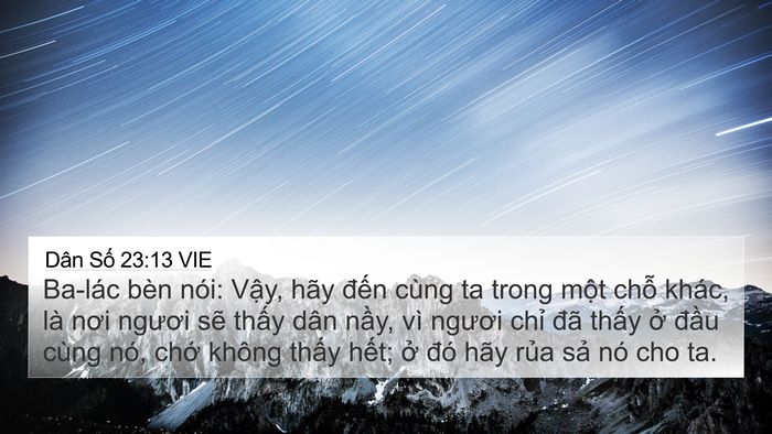 Dân Số 23:13 VIE Bible Verse Image