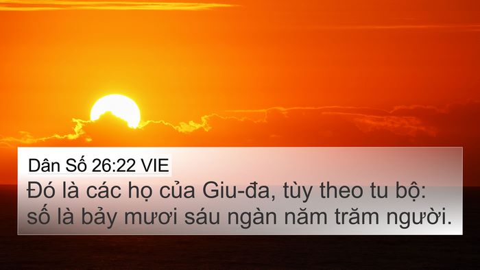 Dân Số 26:22 VIE Bible Verse Image