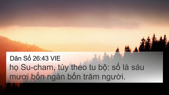 Dân Số 26:43 VIE Bible Verse Image