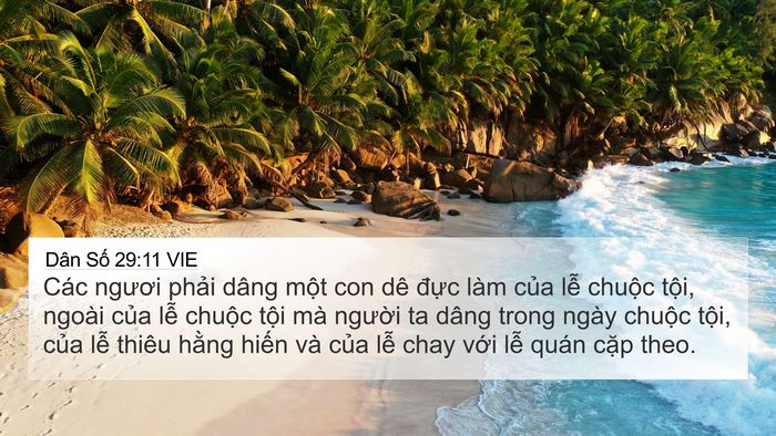 Dân Số 29:11 VIE Bible Verse Image