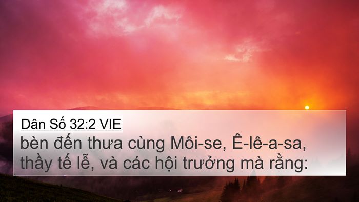 Dân Số 32:2 VIE Bible Verse Image