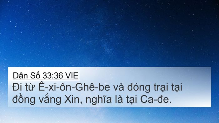 Dân Số 33:36 VIE Bible Verse Image