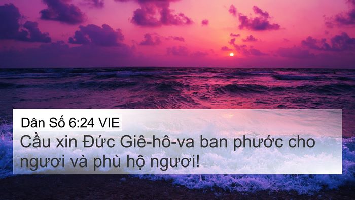 Dân Số 6:24 VIE Bible Verse Image