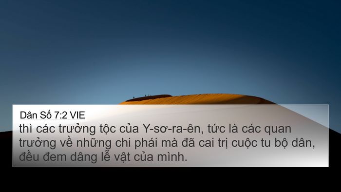 Dân Số 7:2 VIE Bible Verse Image