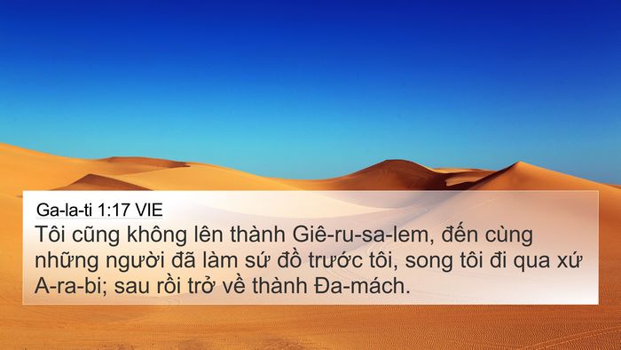 Ga-la-ti 1:17 VIE Bible Verse Image