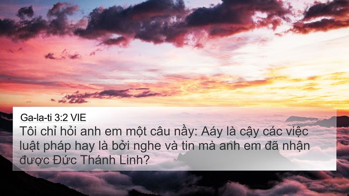Ga-la-ti 3:2 VIE Bible Verse Image